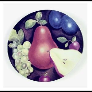 SAKURA 🍎 2 Salad Plates Fruit 🍎 Still Life -MINT